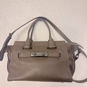Coach leather cross body bag